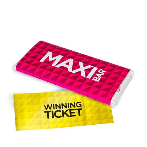 bite - maxi bar with winning ticket
